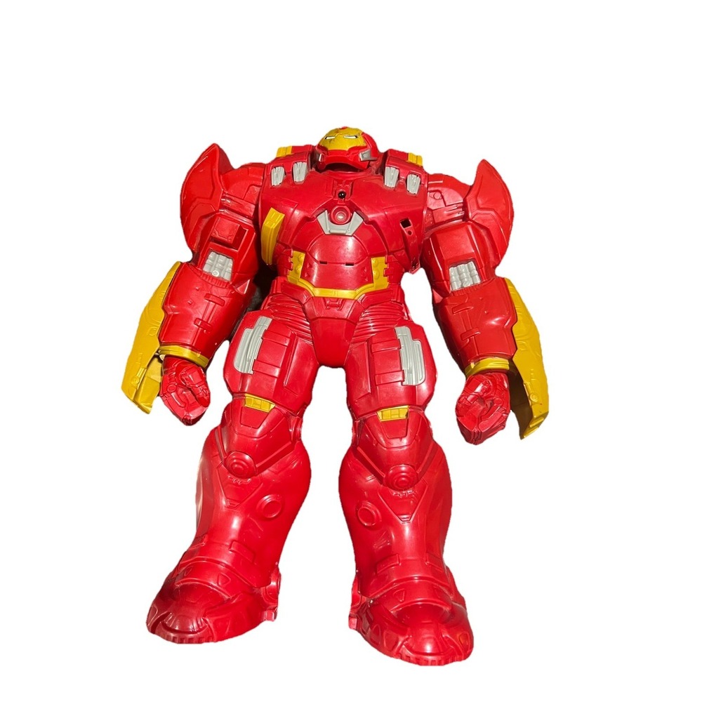 (J1/4n)ron Man Hulkbuster Marvel Action Figure 13" Tested Works 2015 Hasbro - Picture 5 of 6